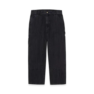 Carhartt WIP Ethan Double Knee Pant "Black Enzyme Bleach Washed"