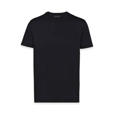 PRADA Cotton Jersey T-Shirts (3 Pack) "Black"