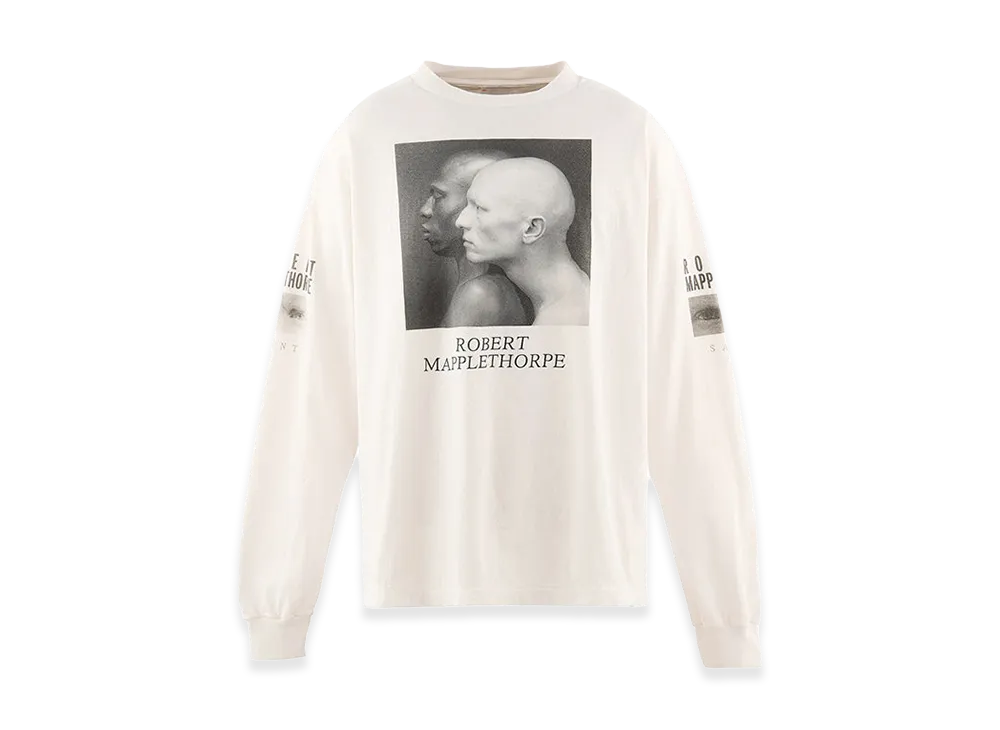 SAINT Mxxxxxx x Robert Mapplethorpe MT LS T-Shirt/Kenmoody "White"