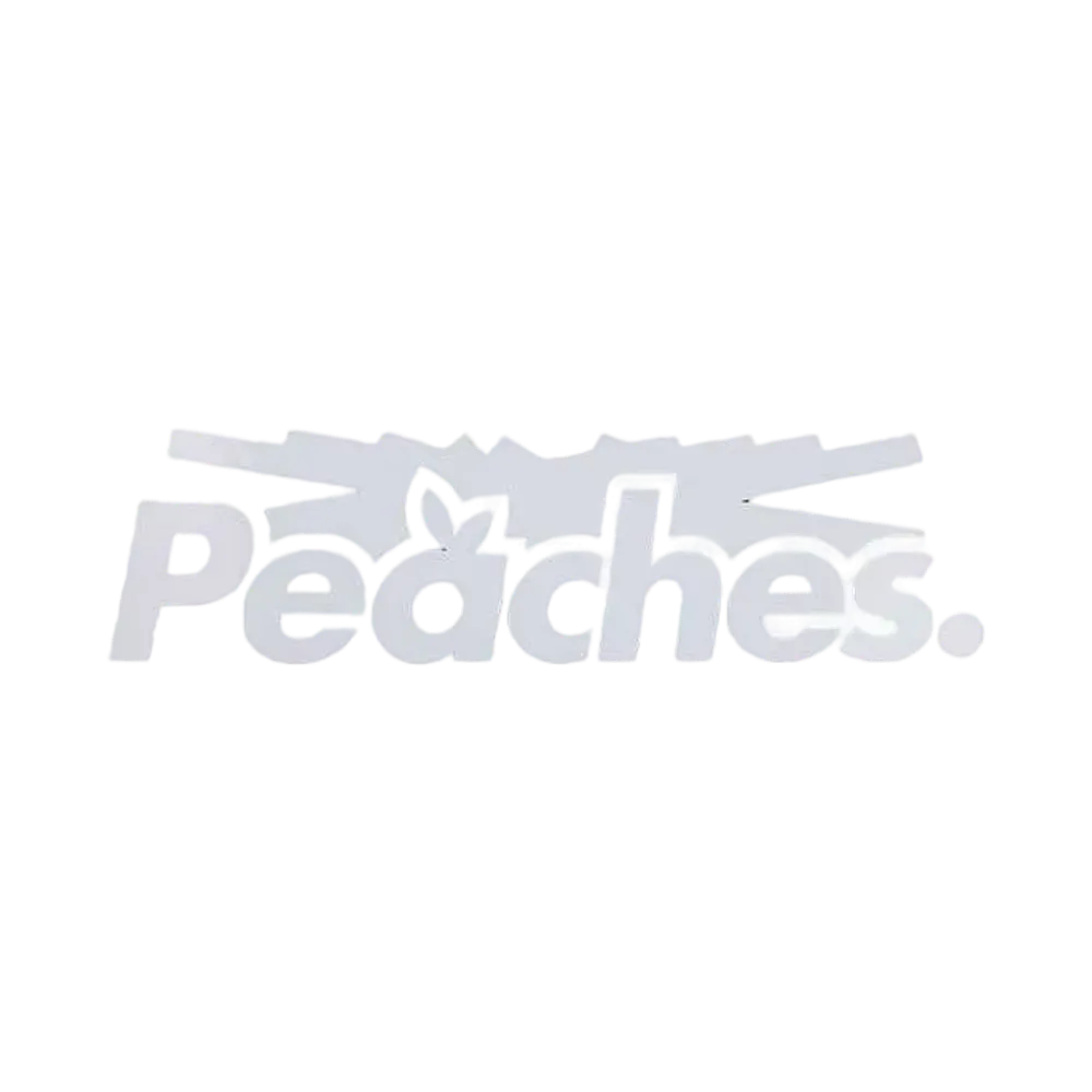 Peaches. x LE SSERAFIM DECAL STICKER (M) "WHITE"
