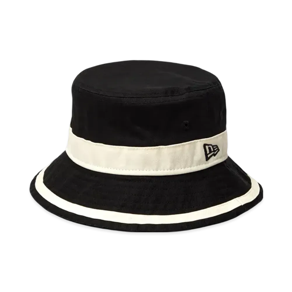 NEW ERA Kids Bucket 01 Striped Band "Black/Chrome White"