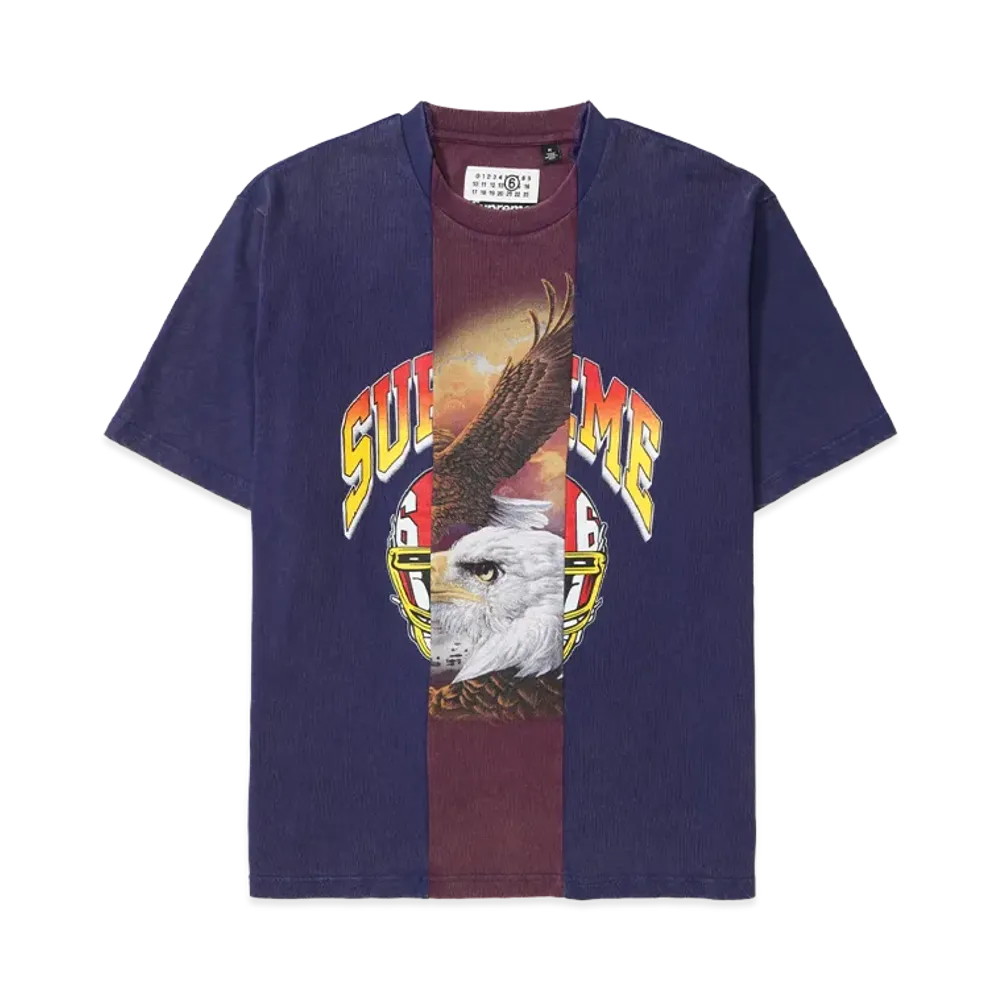 Supreme x MM6 Maison Margiela Split S/S Top "Navy"