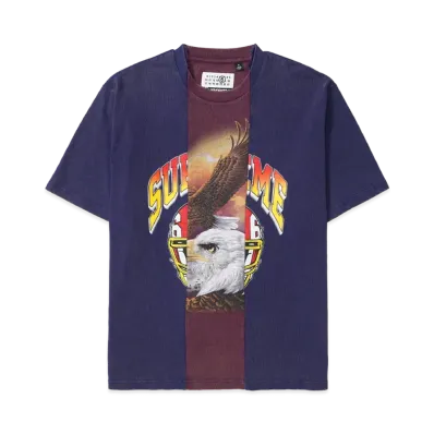 Supreme x MM6 Maison Margiela Split S/S Top "Navy"