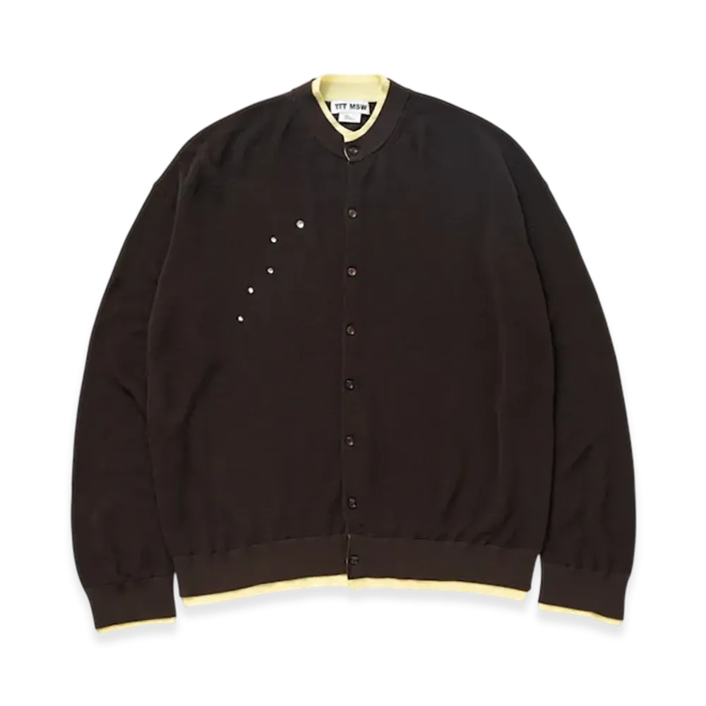 TTTMSW Layered Knit Cardigan "Brown"