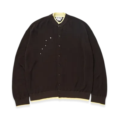 TTTMSW Layered Knit Cardigan "Brown"