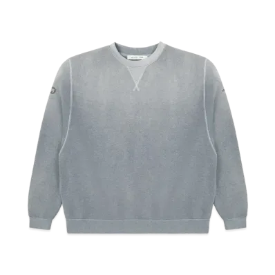 1017 ALYX 9SM Garment Dye Boxy Crewneck Sweatshirt "Over Dyed Grey Melange"
