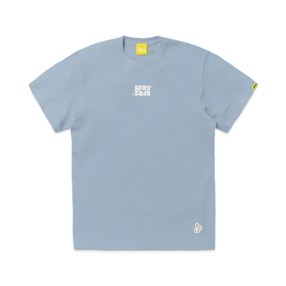 FR2 Upside Down Embroided #Fr2 Logo T-Shirt "Blue"