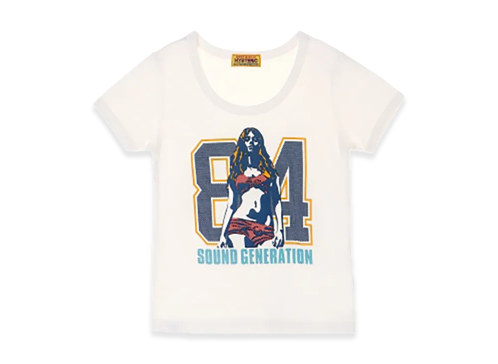 HYSTERIC GLAMOUR 84 Sounds T-Shirt "White"