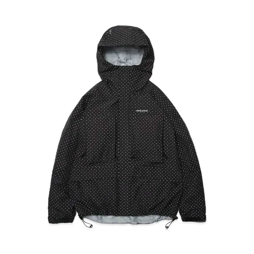 everyone Dot 3Layer Jacket "Black/White"