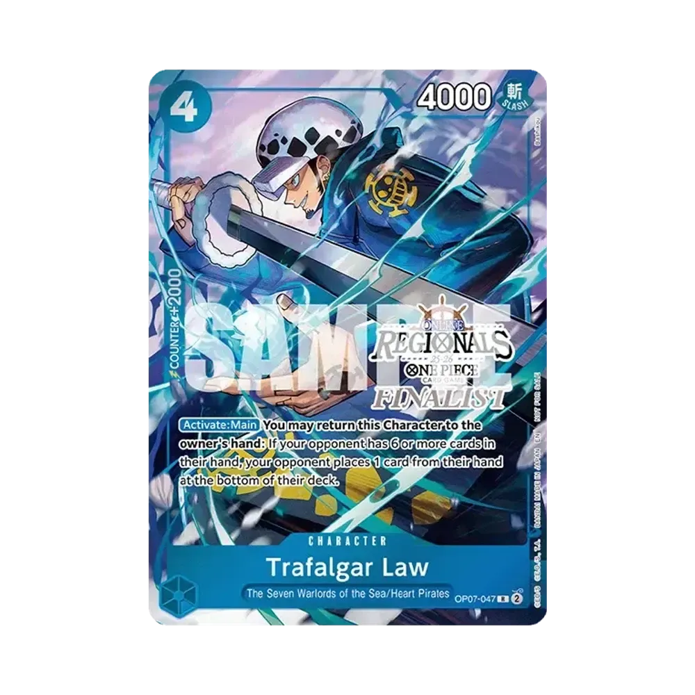 トラファルガー・ロー R [OP07-047]【英語版】(プロモーションカード「オンライン地域 ファイナリストカードセット 2025 Vol.2」)