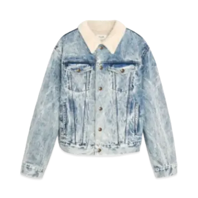 CELINE Tracker Jacket / Aged Acid Wash Denim "Aged Acid Wash"