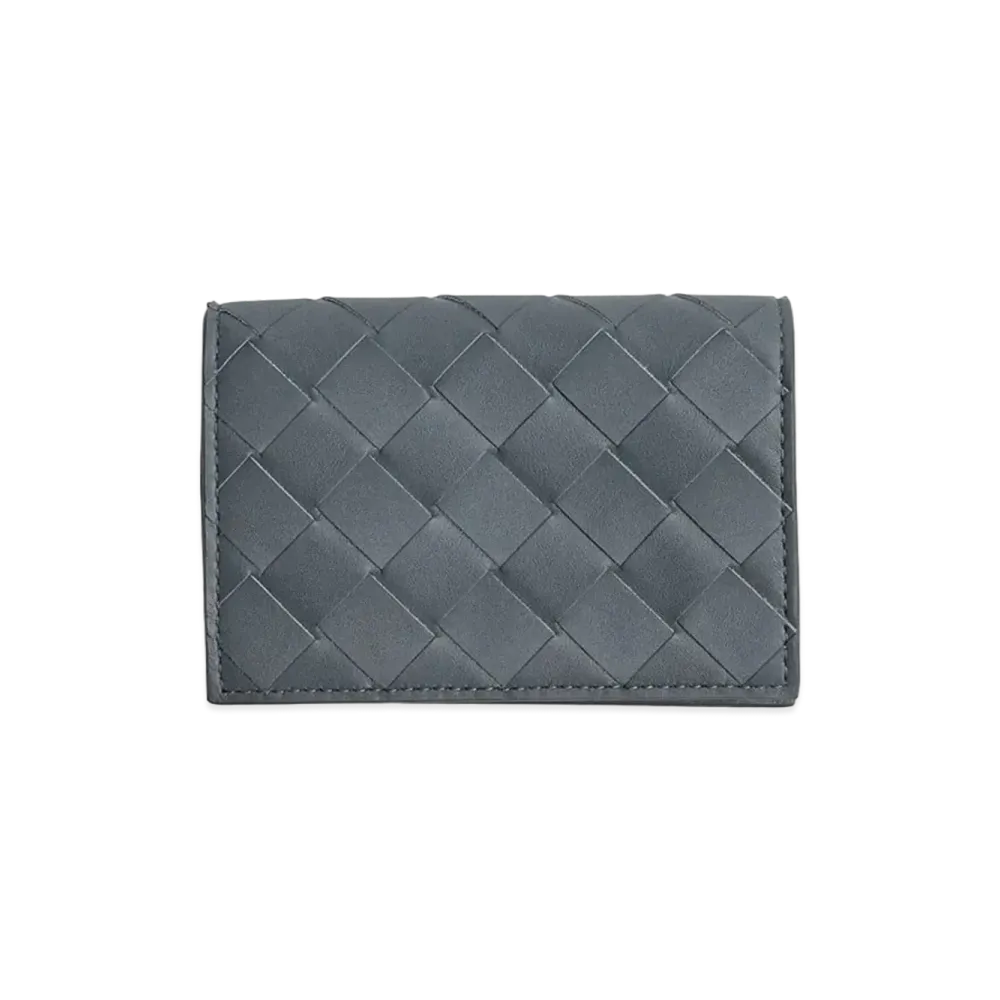 Bottega Veneta Business Card Holder "Slate"