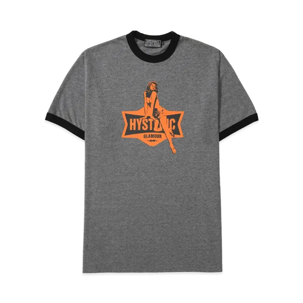 HYSTERIC GLAMOUR Electric Lady Tee "Top Gray"