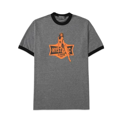 HYSTERIC GLAMOUR Electric Lady Tee "Top Gray"