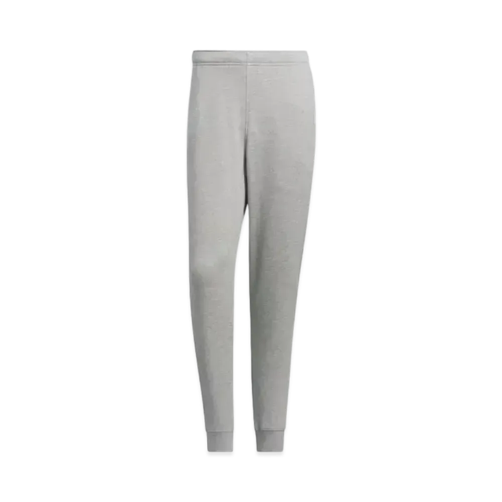 adidas Essentials Plus Regular Fit Small Logo French Terry Cuff Pants "Medium Grey Heather"
