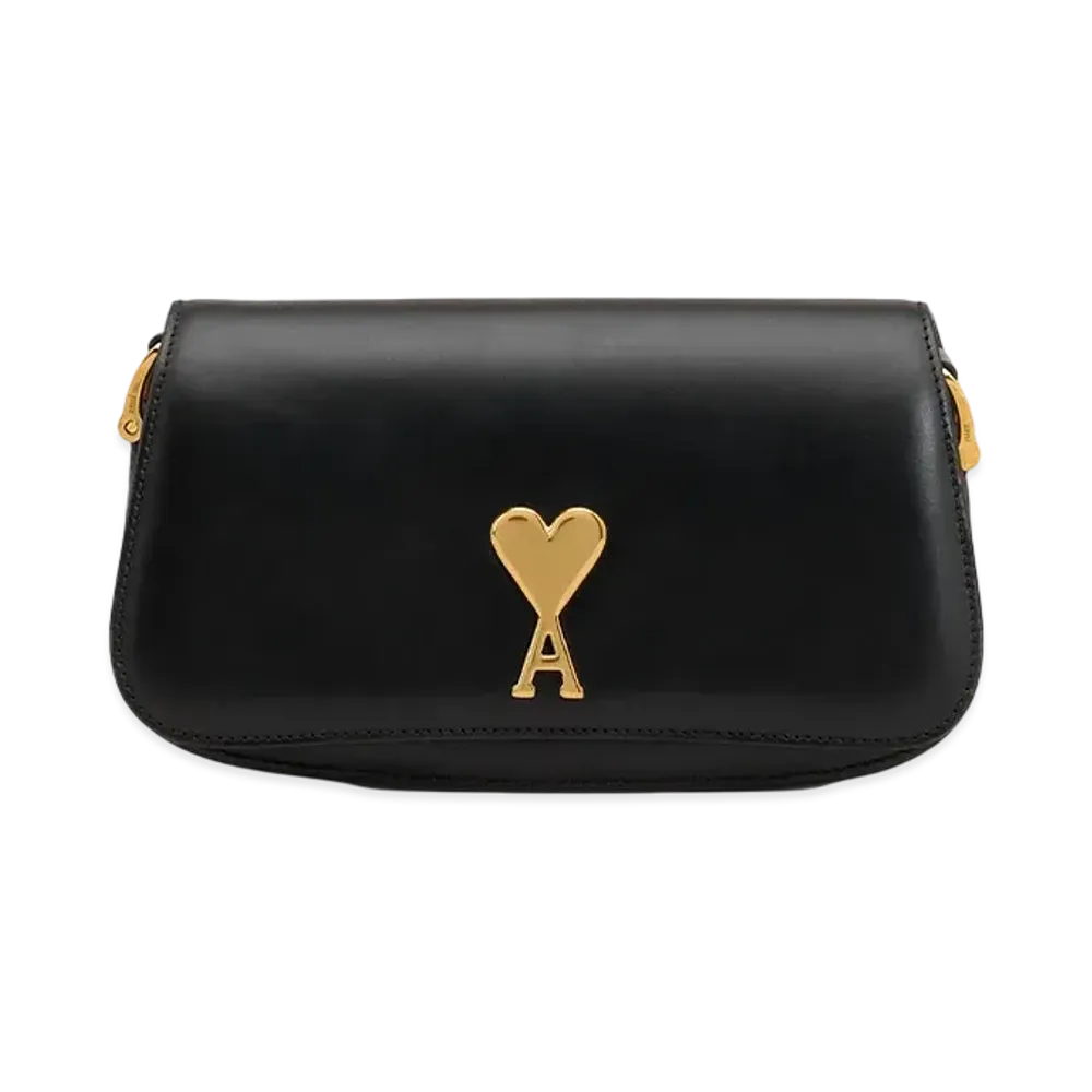 AMI PARIS Paris Paris Shoulder Bag "Black"