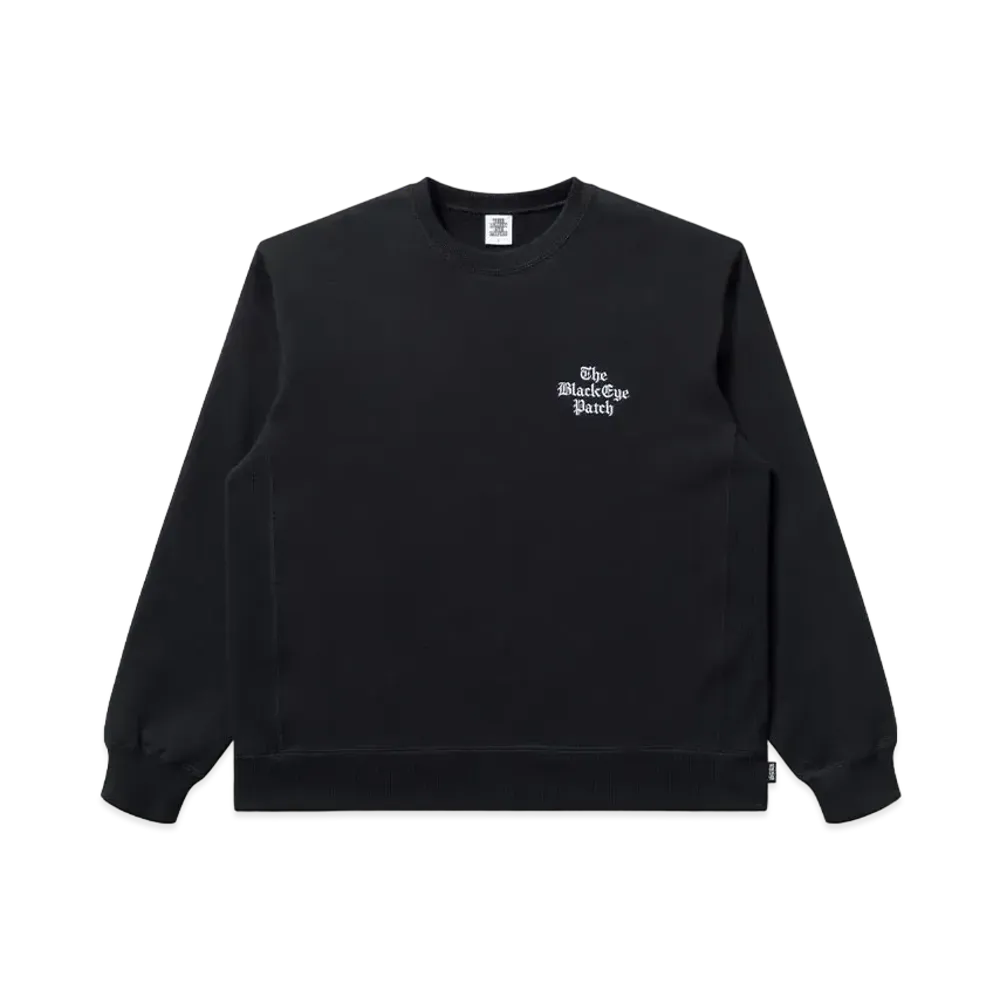 BlackEyePatch Times Logo Crew Sweat "Black"