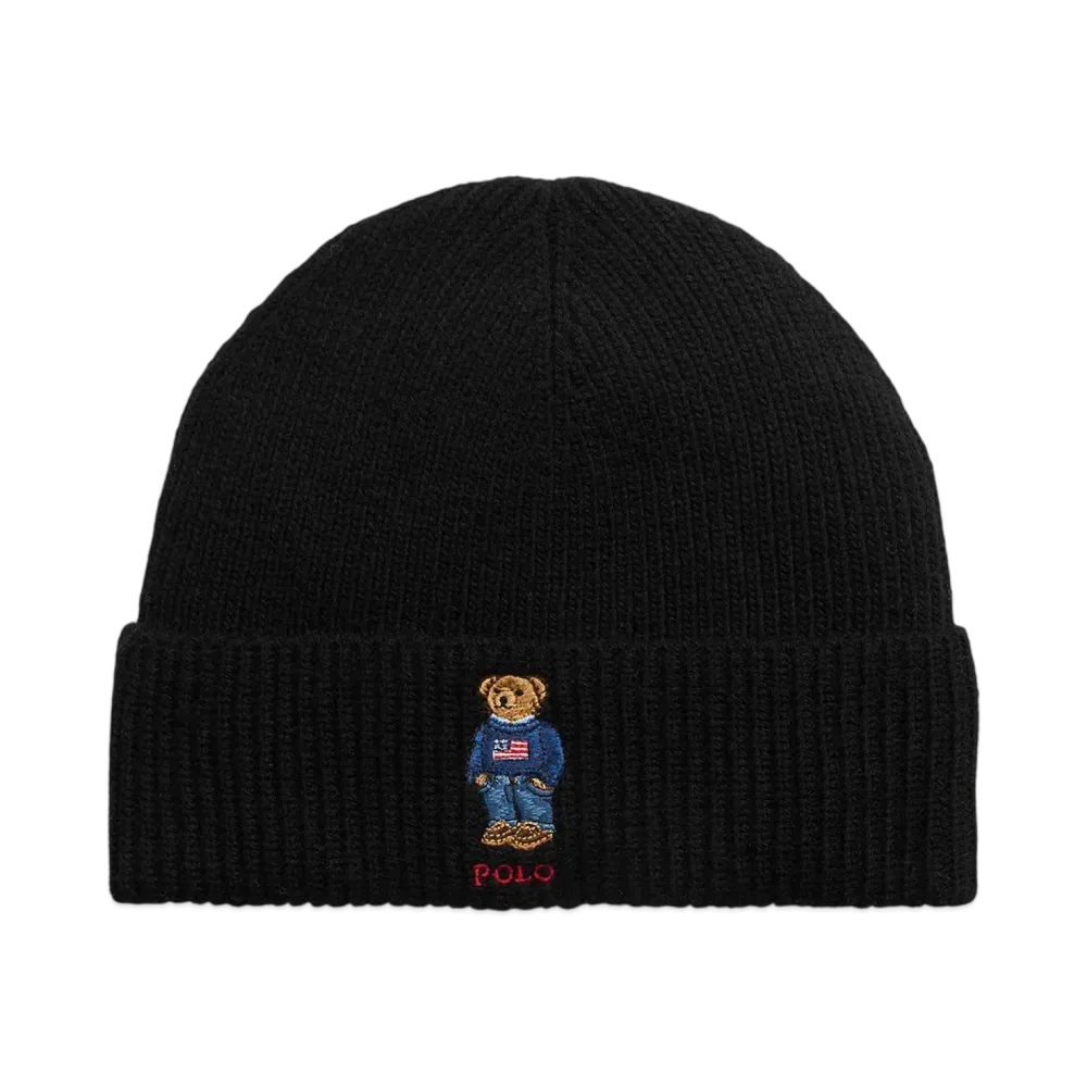 Polo Ralph Lauren Polo Bear Rib Knit Beanie "Black"