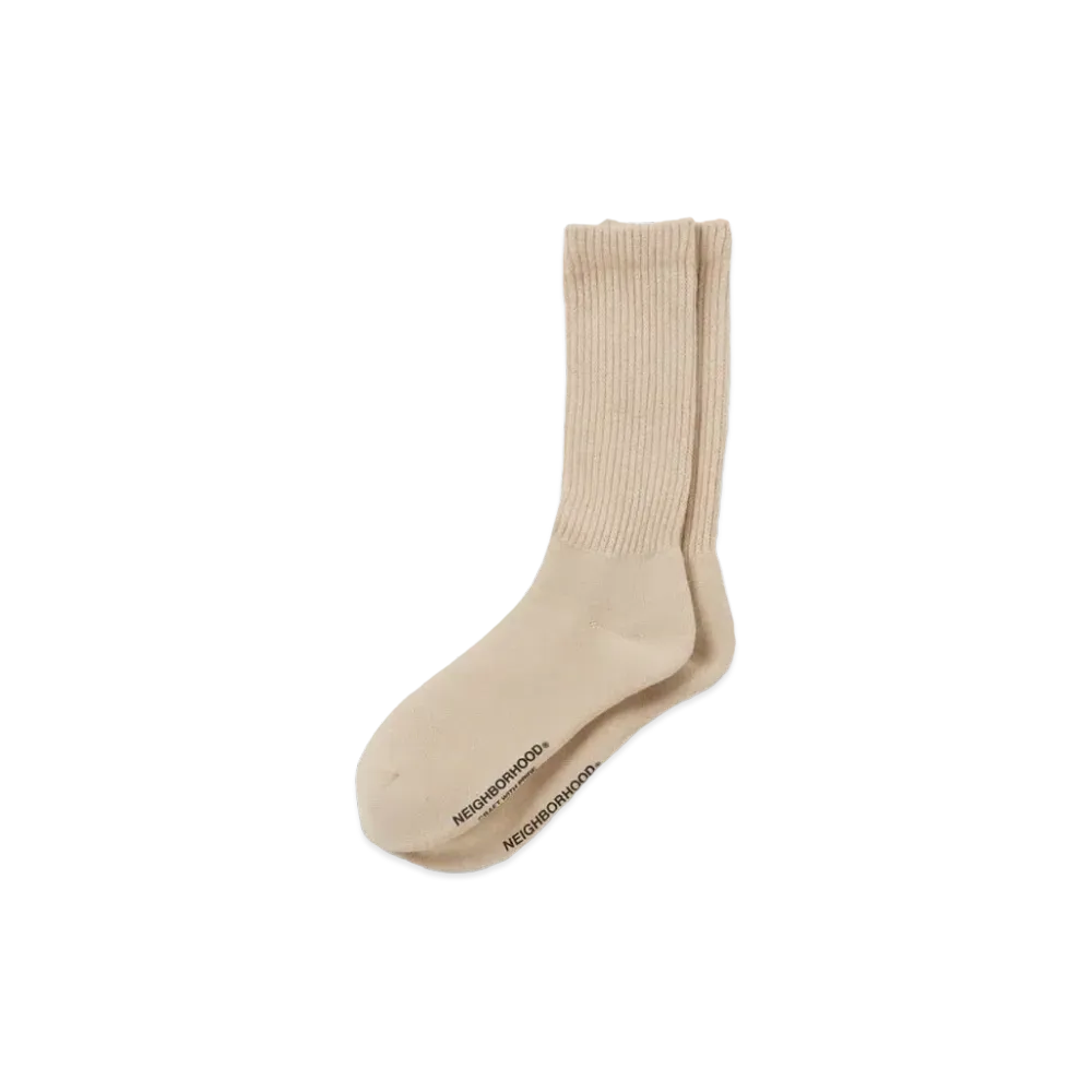 NEIGHBORHOOD Plain Socks "Beige"