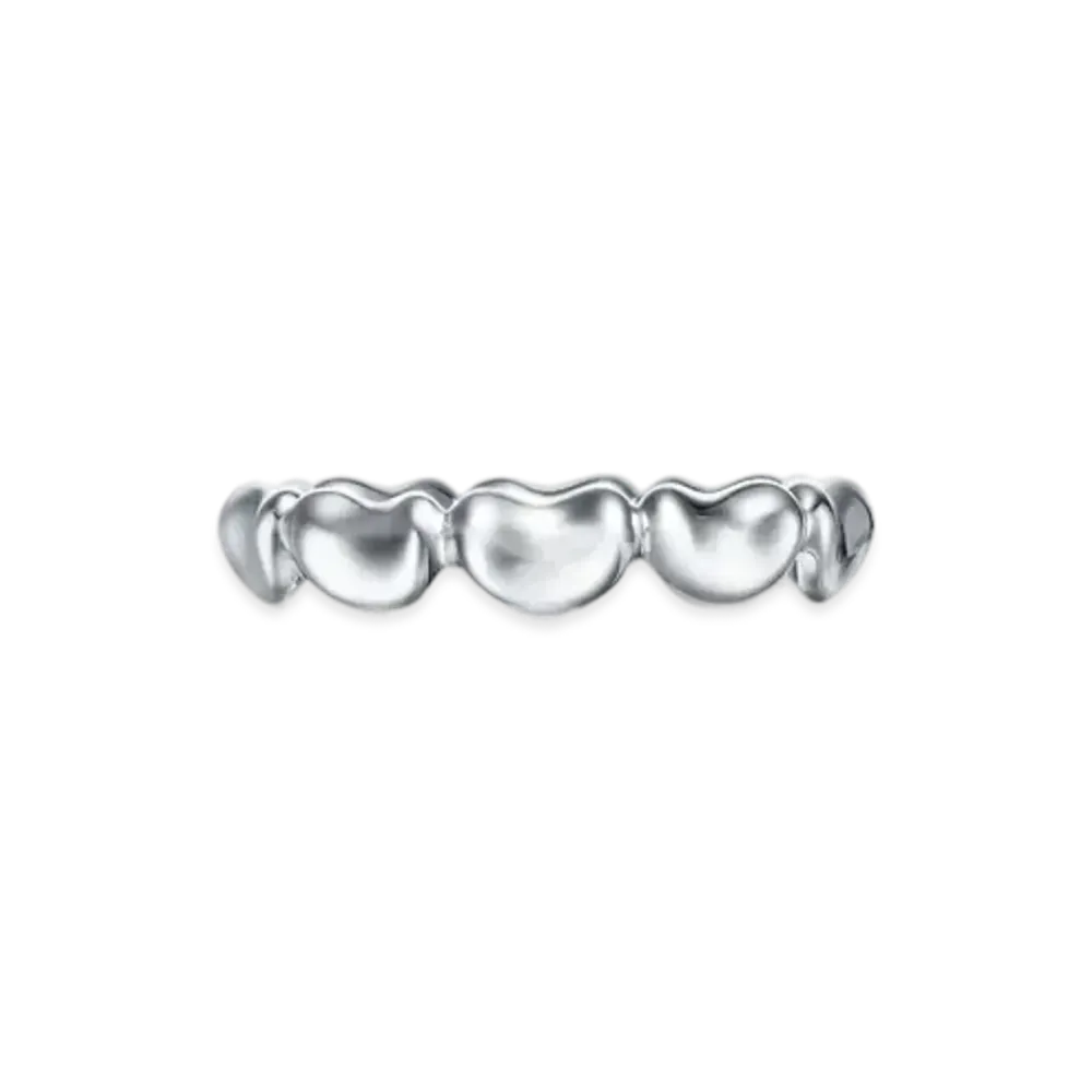 Tiffany & Co. Bean Design Continuous Ring "Silver"