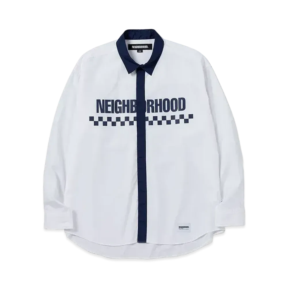 NEIGHBORHOOD 24SS TIE Shirt LS "Navy"