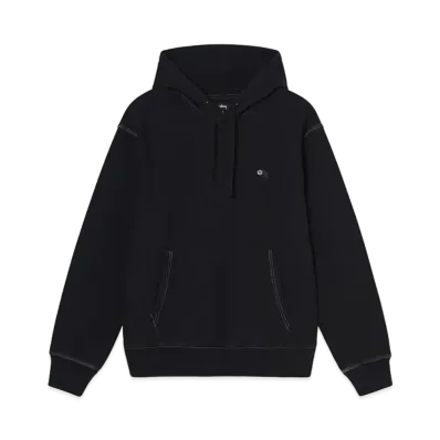 Stussy 8 BALL EMBROIDERED HOODIE "Black"