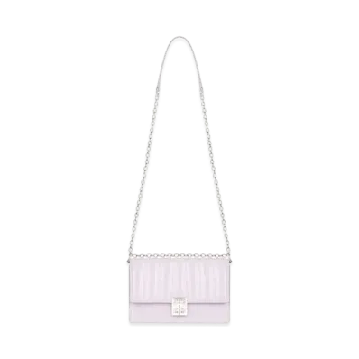 GIVENCHY Medium 4G Bag in Padded Patent Leather with Chain "Lilac"