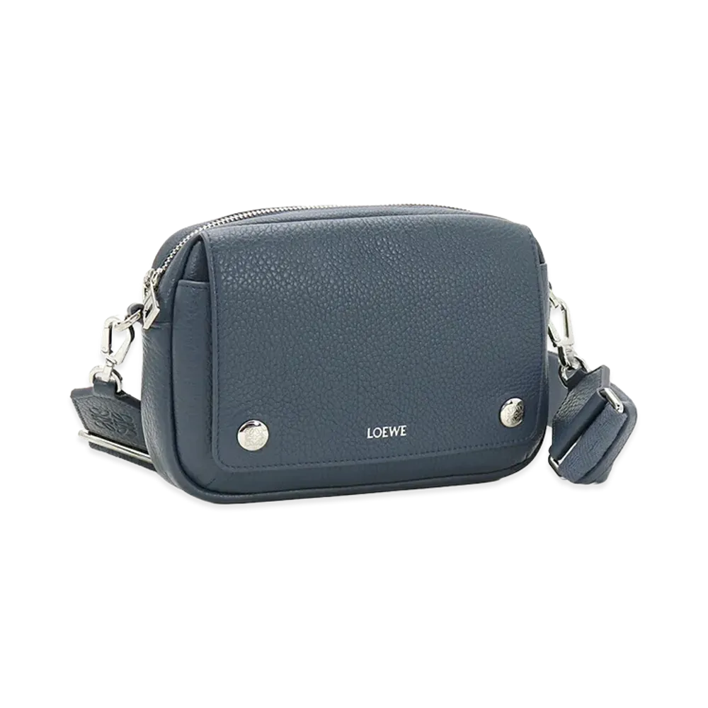 LOEWE Pebble Messenger Bag Small Shoulder Bag "Indigo Dye"