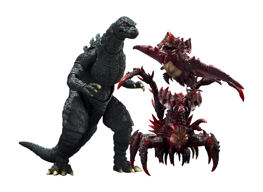 BANDAI "S.H.MonsterArts" -Godzilla vs. Destoroyah- Godzilla Junior & Destoroyah Evolution Set