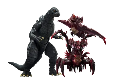 BANDAI "S.H.MonsterArts" -Godzilla vs. Destoroyah- Godzilla Junior & Destoroyah Evolution Set
