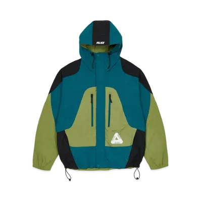 PALACE POWDER JACKET "Black / Olive / Teal"