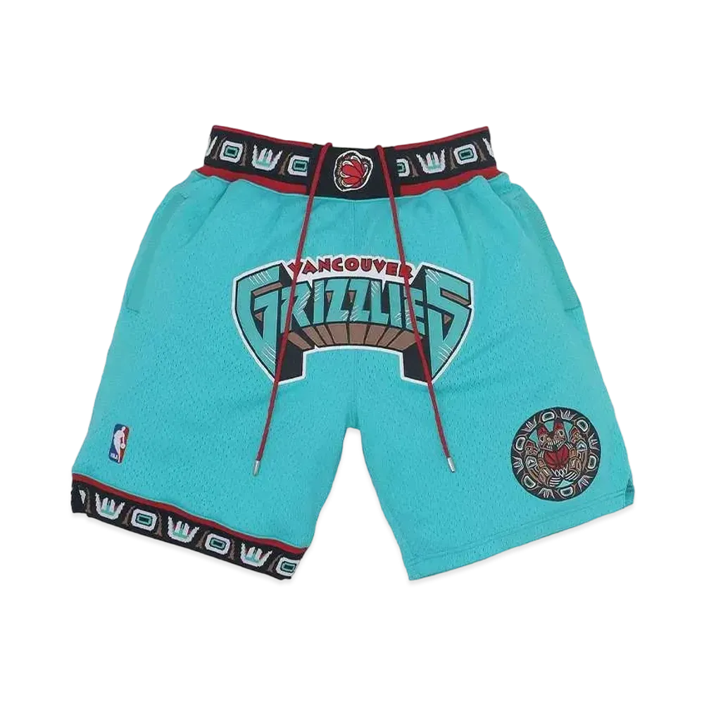 Just Don Vancouver Grizzlies Shorts "Blue"