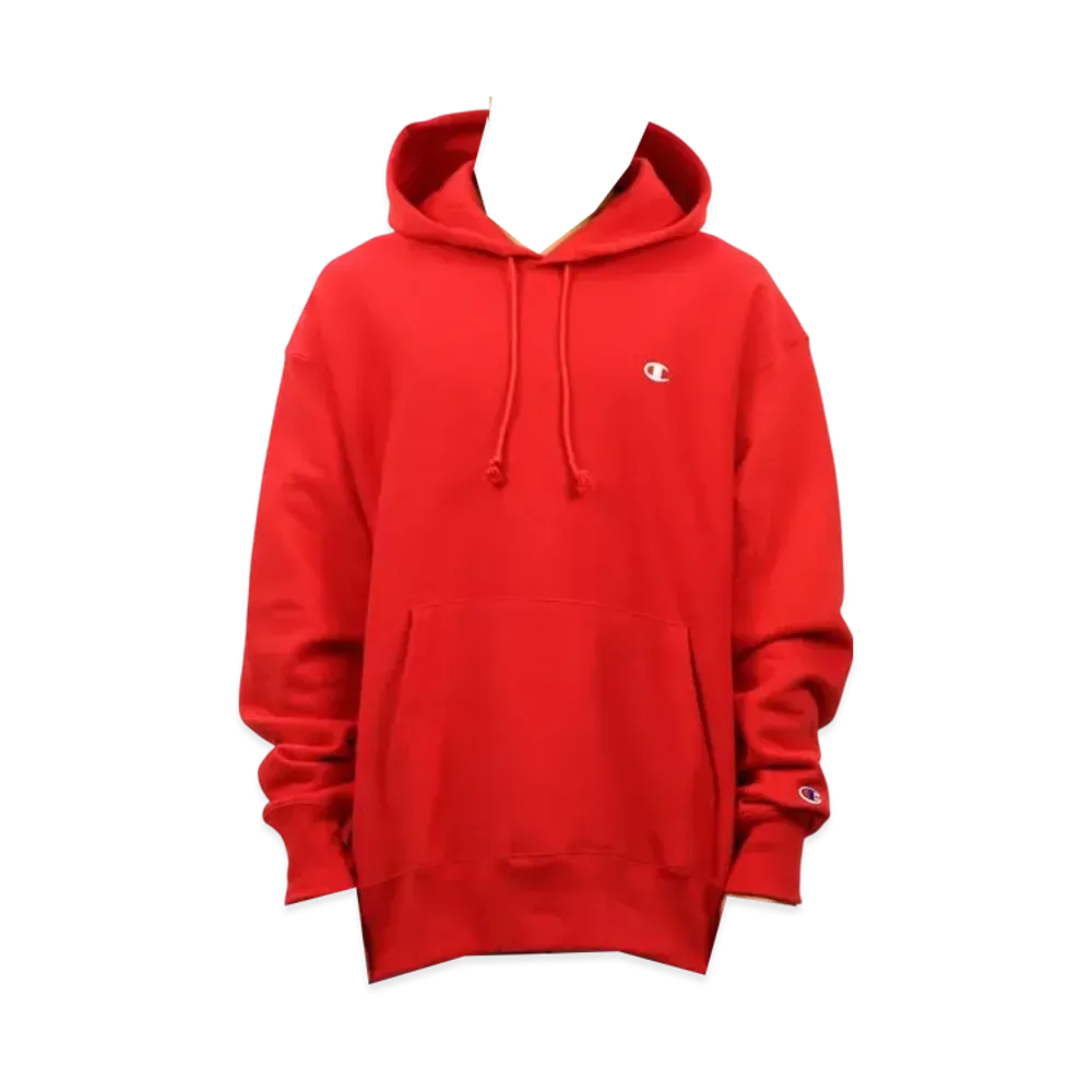 Champion Reverse Weave Heavyweight 12Oz Pullover Hoodie "Red"