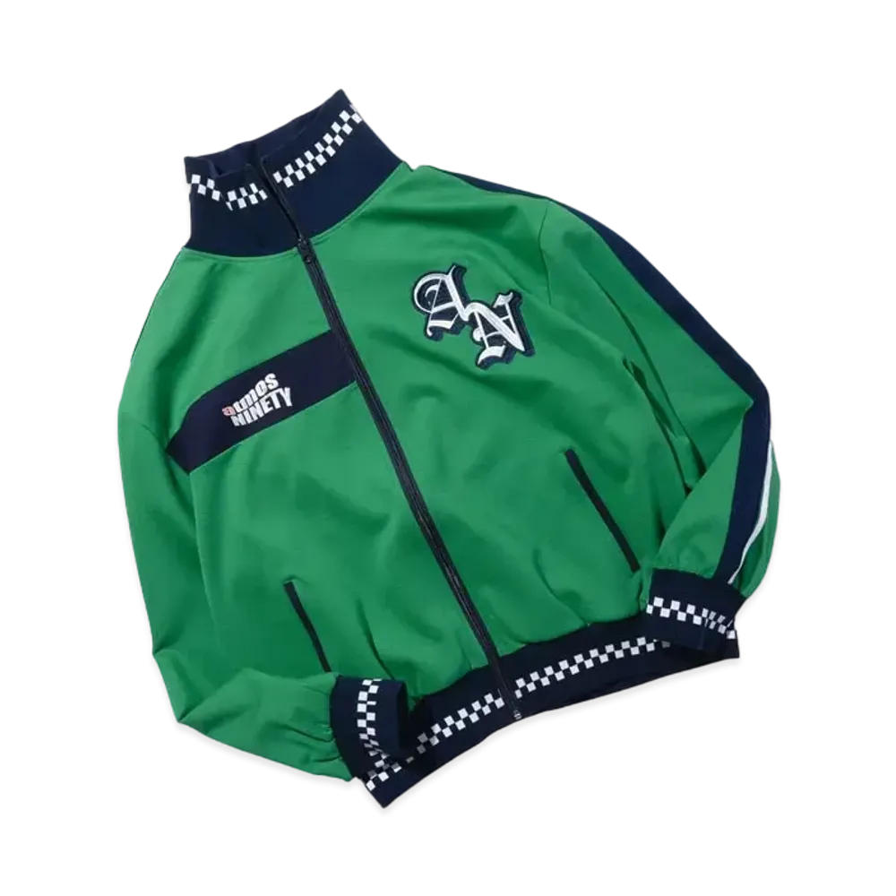 9090 x atmos pink Track Jacket "Green"