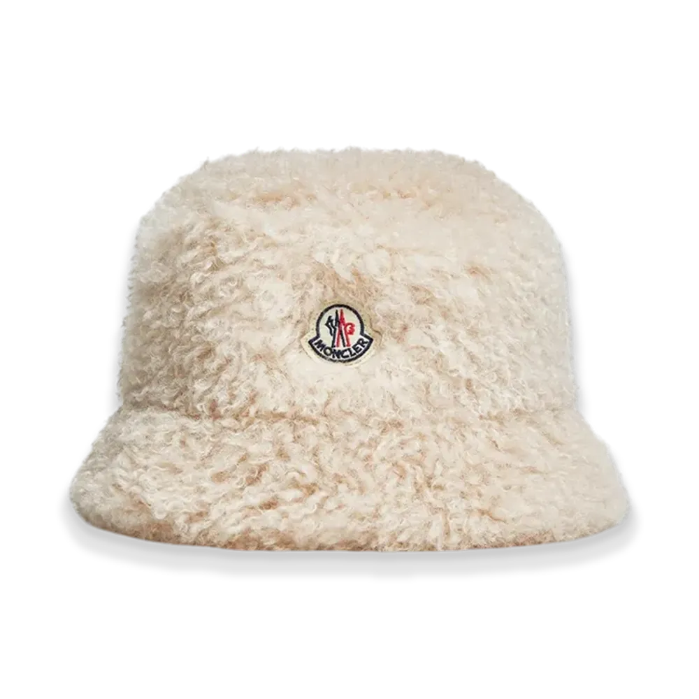 MONCLER Teddy Bucket Hat "White"
