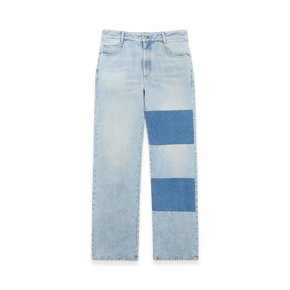 MM6 Maison Margiela Men's Patchwork Jeans "Blue"