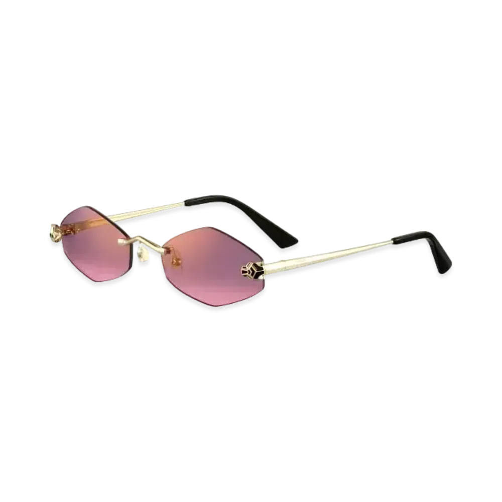 Cartier Panthere de Cartier Sunglasses "Gradient Purple"