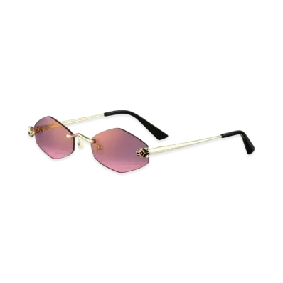 Cartier Panthere de Cartier Sunglasses "Gradient Purple"