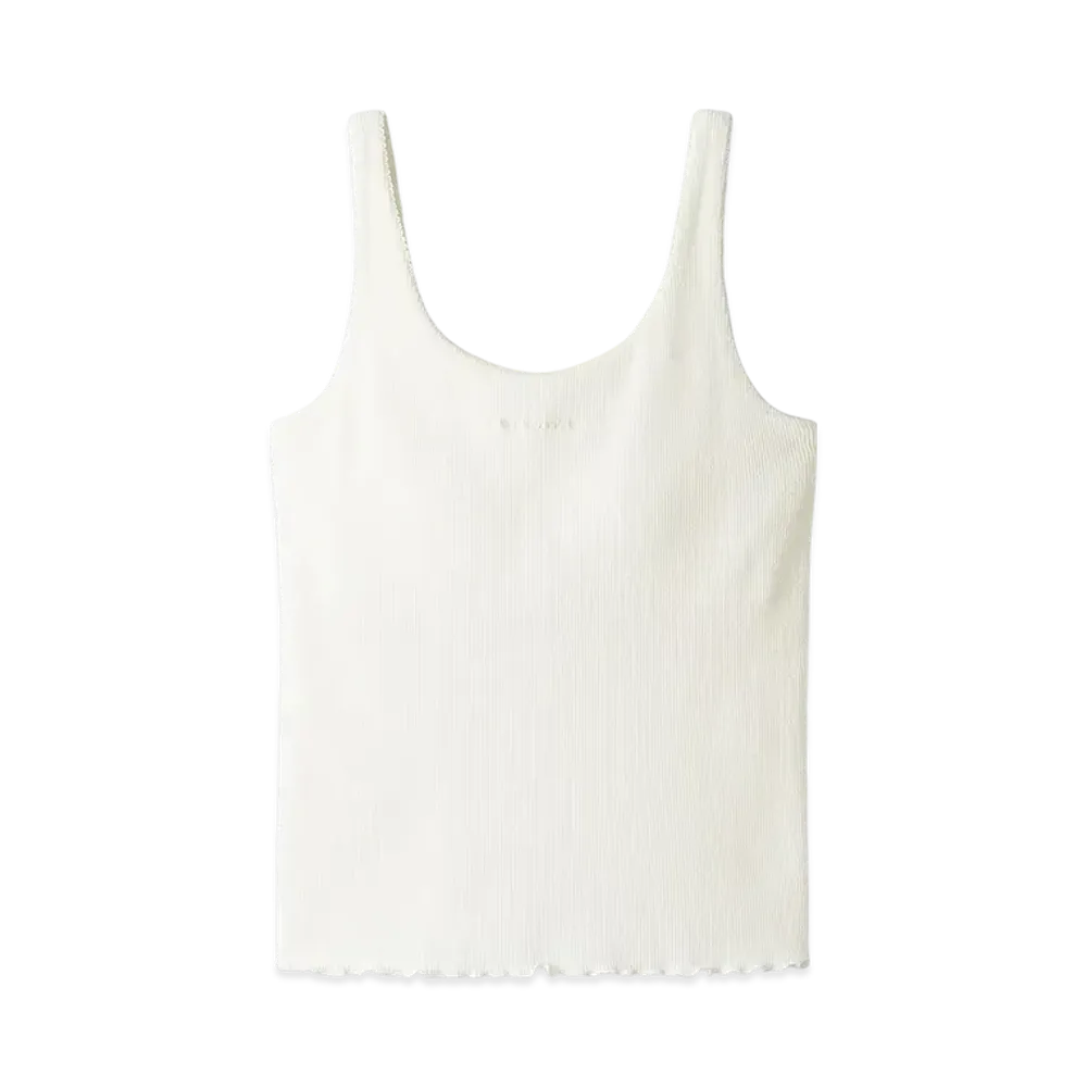 GELATO PIQUE Moist Rib Cup-In Camisole "Off White"