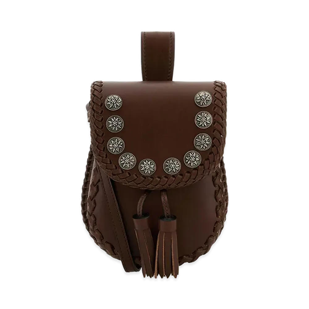 PRADA Women's Leather Crossbody Bag "Brown"