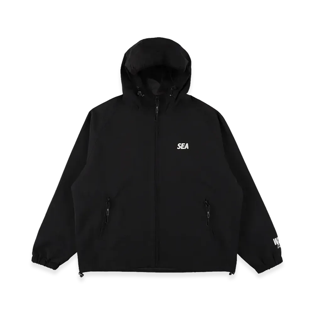 WIND AND SEA Nylon Shell Hoodie "Black"