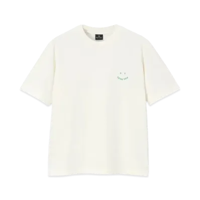 Paul Smith Happy Short Sleeve Tee "White"