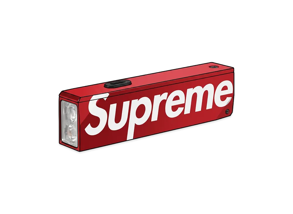 Supreme x ACEBEAM Flashlight Keychain "Red"