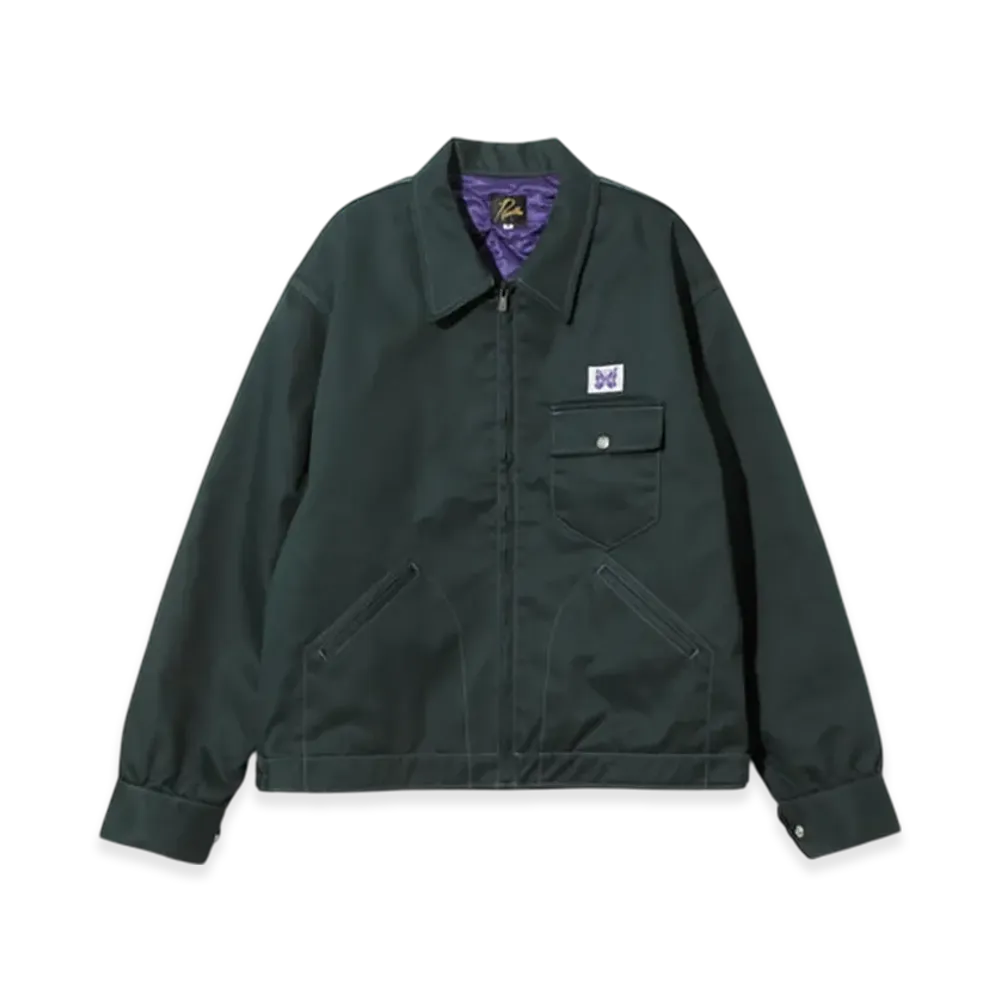 NEEDLES Work Jacket - PE/C Twill "Green"