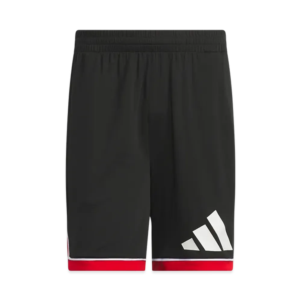 adidas Basketball Badge of Sport Shorts "Black/Red"