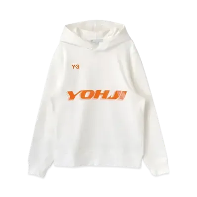 Y-3 U Graphic Hoodie "Core White"