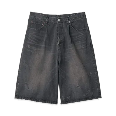 ssstein Baggy Denim Shorts "Black"