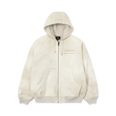 HUF Winter 24 Audio Hooded Jacket "Bone"