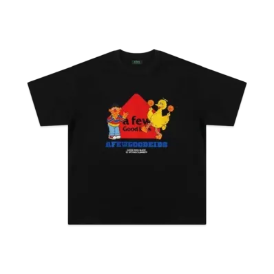 A FEW GOOD KIDS Cartoon Tee "Black"