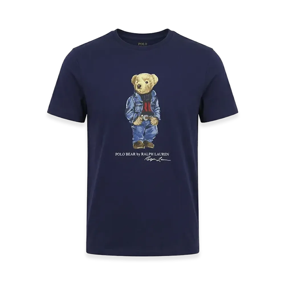 Polo Ralph Lauren Custom Slim Fit Polo Bear Crew T-Shirts "Navy"